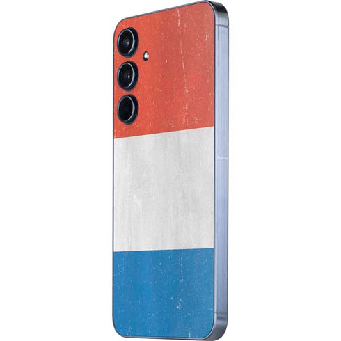Netherlands Flag Distressed Galaxy A35 5G Skin